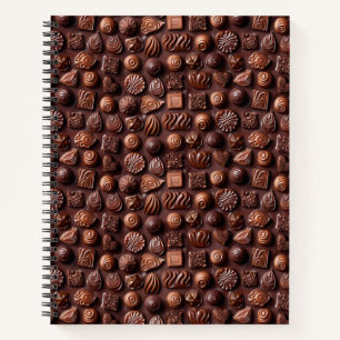 Carnet Chocolat Élégant Simple Moderne Tendance