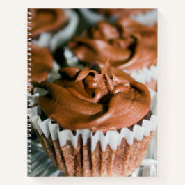 Carnet Chocolat Frosted Cupcakes Photographie alimentaire
