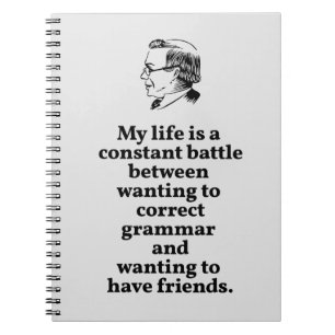 Carnet Choisissez entre une grammaire correcte ou une cit