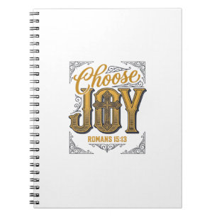 Carnet Choisissez Joie Romains 15_13 Christian Faith Shir