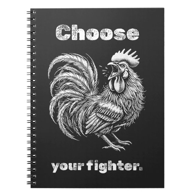 Carnet Choose Your Fighter – Demon Rooster. (Devant)
