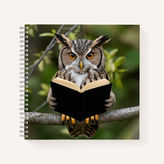 Carnet Chouette de lecture (Devant)
