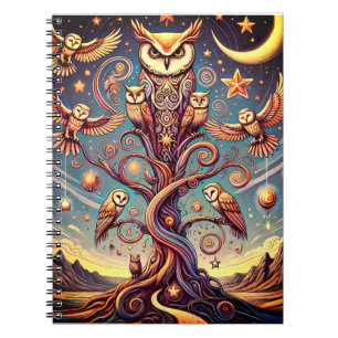 Carnet Chouette inspirée par Jung