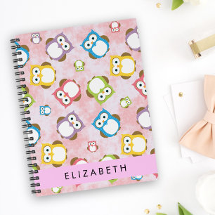 Carnet Chouettes mignonnes, Chouette Motif, Chouettes col