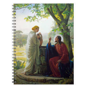 Carnet Christ et la femme samaritaine par Carl Bloch