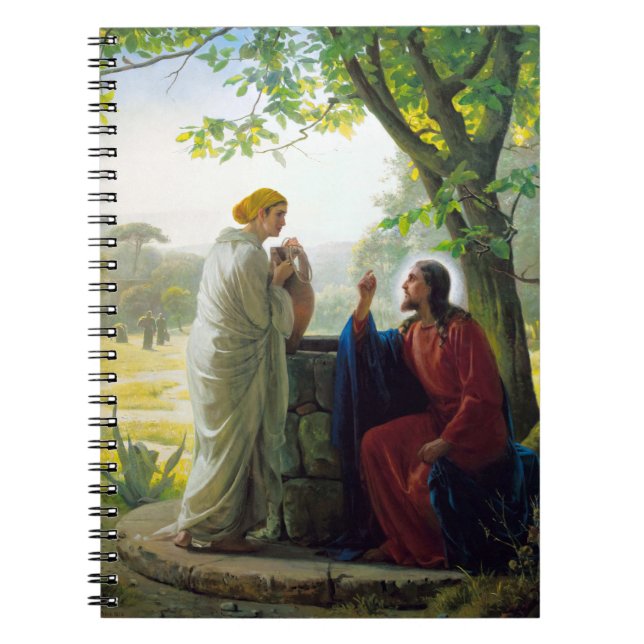 Carnet Christ et la femme samaritaine par Carl Bloch (Devant)