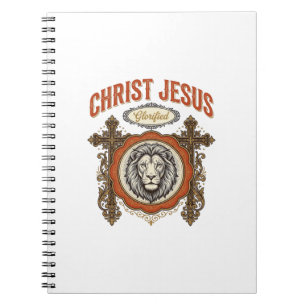 Carnet Christ Jésus Lion Vintage Foi