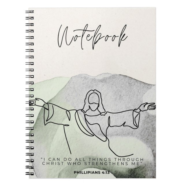 Carnet Christian Notebook for Bible Journaling (Devant)