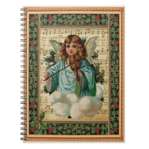 Carnet Christmas Angel with Violin