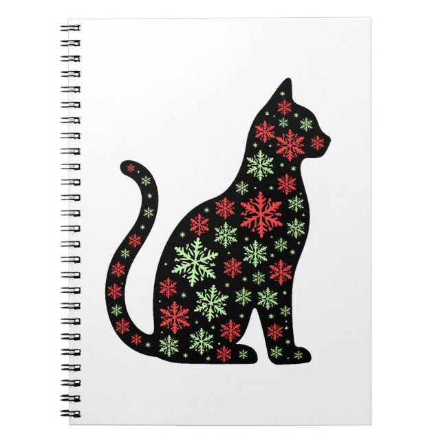 Carnet Christmas Cat T-Shirt (Devant)