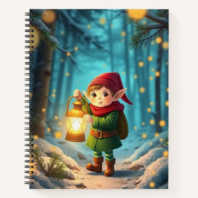 Carnet Christmas elf (Devant)