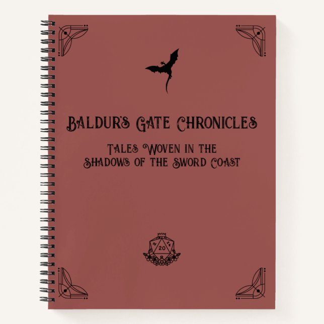 Carnet chronique de la campagne D&D (Devant)