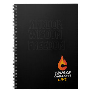 Carnet Church Challenge KINGDOM WISDOM FREEDOM Flame