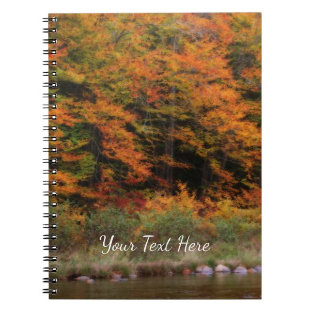 Carnet Chute Foliage Bordage Rivière Nature Orton (Devant)