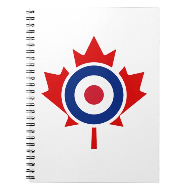 Carnet Cible de curling de hockey Mod Canada (Devant)
