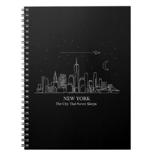 Carnet Ciel de New York Minimaliste "La Ville Qui