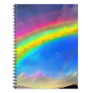 Carnet Ciel lumineux arc-en-ciel