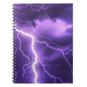 Carnet ciel magnifique, tonnerre