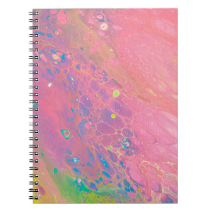 Carnet Ciel sur Vénus Coral Rose Galaxy Acrylique Pour