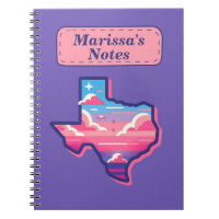 Cieux de barbe à papa rose et bleue du Texas