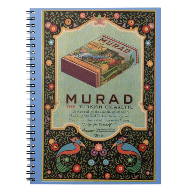Carnet Cigarettes de Murad et (Devant)