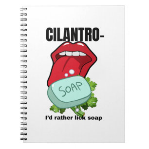 Carnet Cilantro : Je préfère manger du savon - Drôle
