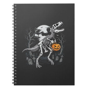 Carnet Cimetière de citrouille d'Halloween de squelette d