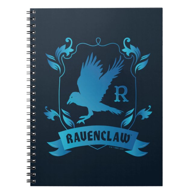 Carnet Cimier de maison ORNÉ RAVENCLAW™ (Devant)