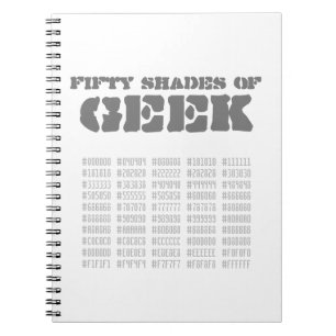 Carnet Cinquante nuances de Geek