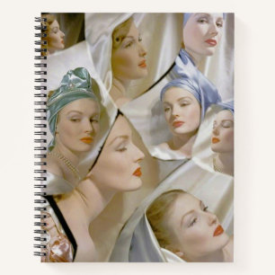 Carnet circa 1940 belle impression femme
