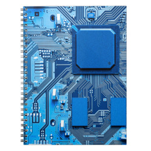 Carnet circuit électronique fermer. circuit, carte, s