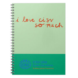 Carnet CISV Austin "J'aime CISV tellement."