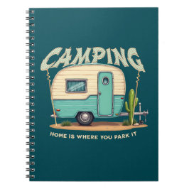 Carnet Citation Camper et Camping Vintage
