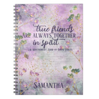Citation d'amitié Glam Chic Floral Friend Nom du c