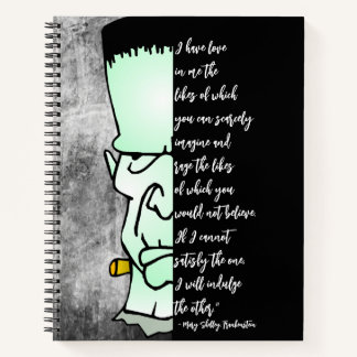 Carnet Citation de Frankenstein's Monster, Shelley Love &