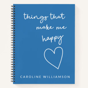 Carnet Citation de gratitude simple à utiliser Personnali