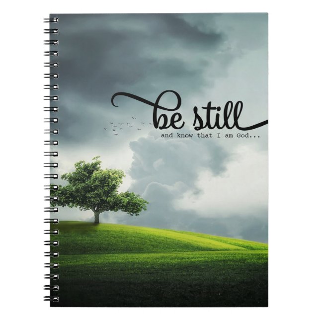 Carnet Citation de la Bible 'Be Still' (Devant)