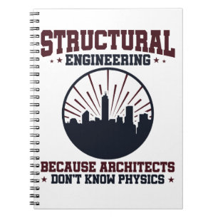 Carnet Citation de l'ingénieur structurel Funny Physique