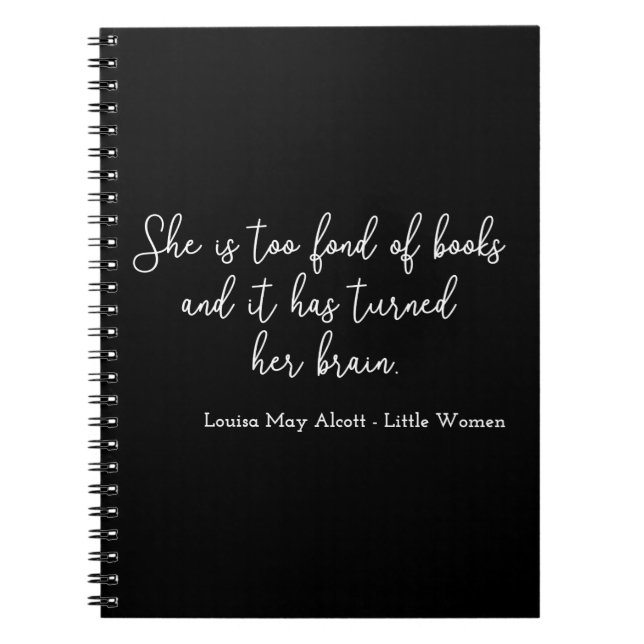 Carnet Citation de Little Women II - Style d'écriture (Devant)