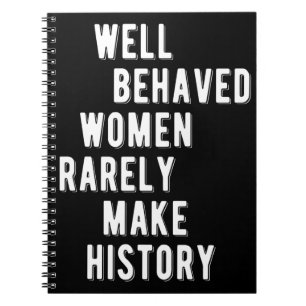Carnet Citation de RBG : Les femmes bien conduites font r