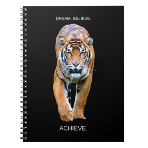 Carnet Citation de succès motivationnel Tiger
