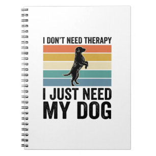 Carnet Citation de thérapie pour amateur de chiens Design