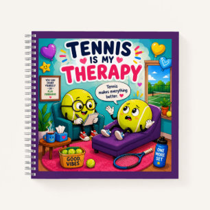 Carnet Citation drôle de tennis