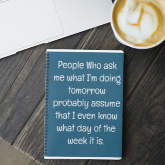 Carnet Citation drôle pour les gens oublieux à faire List