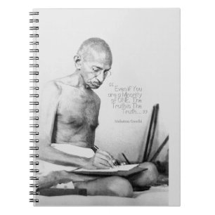 Carnet Citation du Mahatma Gandhi, Minorité d'un, Vérité