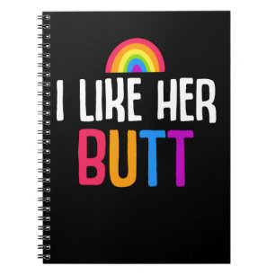 Carnet Citation d'une amie lesbienne Butt LGBT Couple