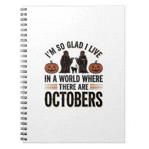 Carnet Citation Halloween Vintage Octobre Dessin Chat Cit