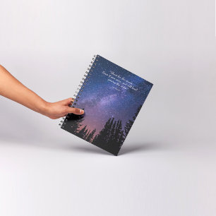 Carnet Citation Inspiration du ciel nocturne
