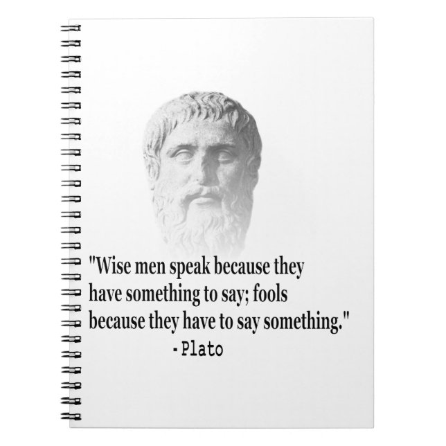 Carnet Citation Par Platon (Devant)