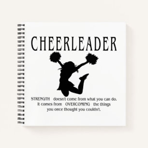 Carnet Citation pom-pom girl inspirante